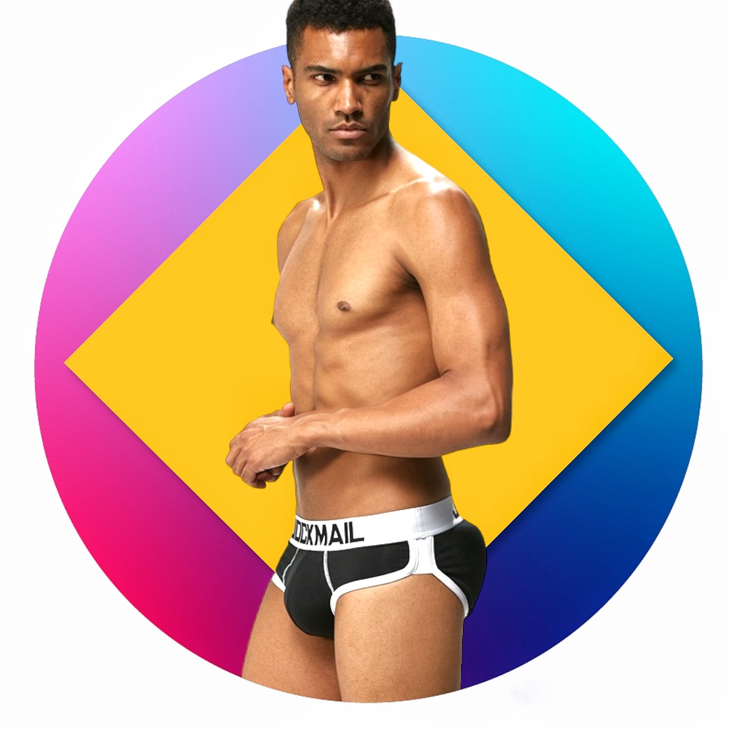 JM3D JOCKMAIL PUSH UP SLIP