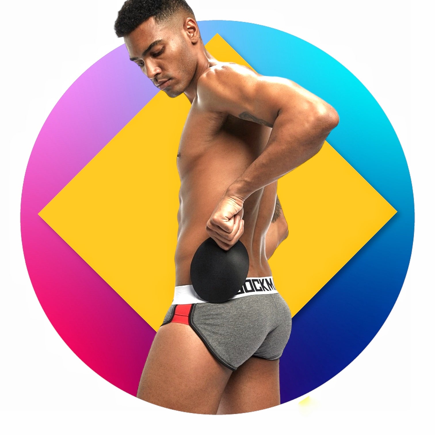 JM3D JOCKMAIL PUSH UP SLIP
